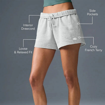 Cotton Drawstring Fitness Shorts