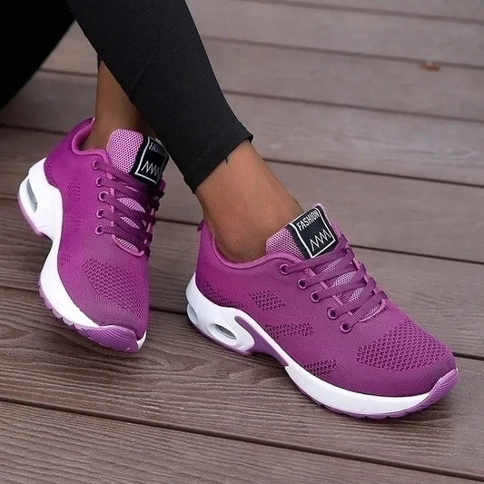 Platform Mesh Running Sneakers