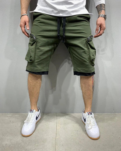 Cotton Fitness Cargo Shorts