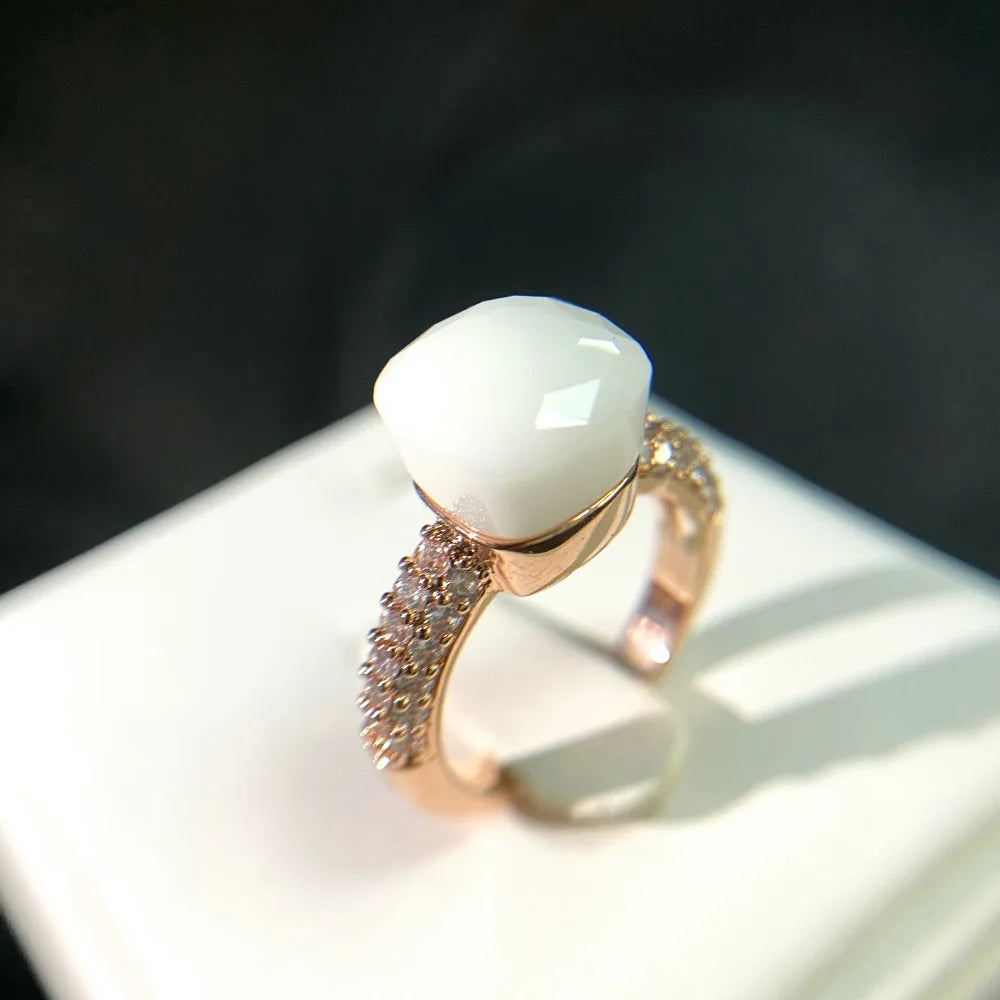 Candy Zircon Crystal Ring