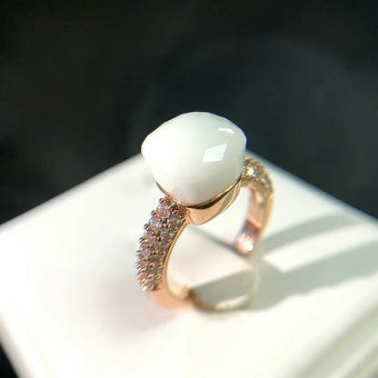 Candy Zircon Crystal Ring