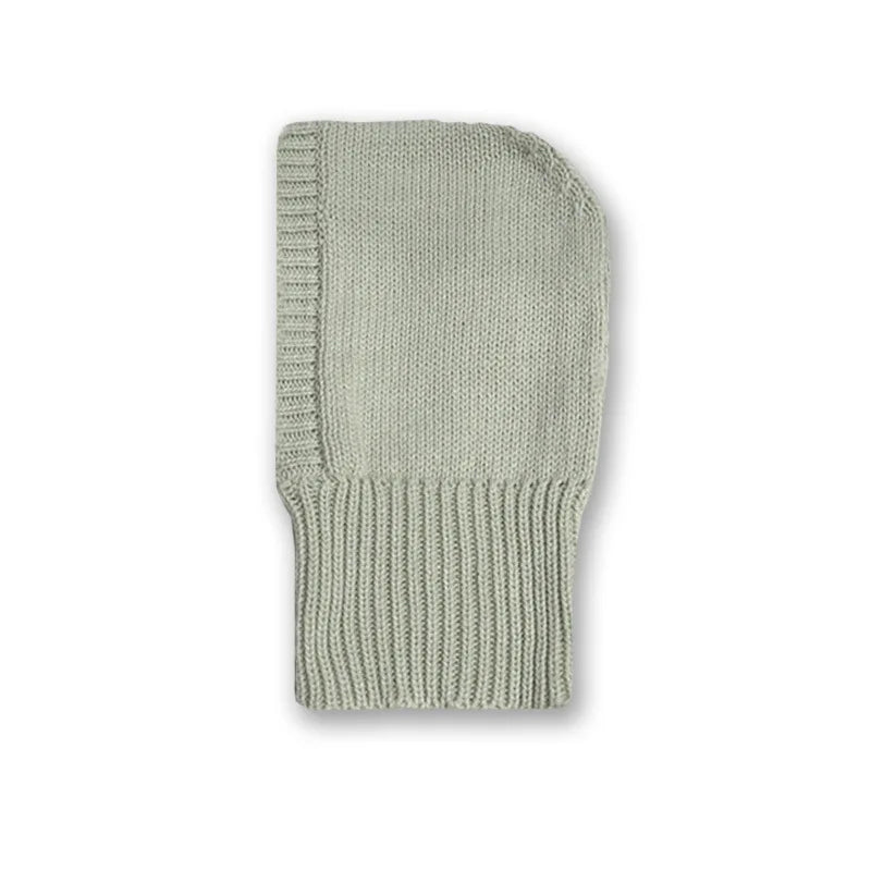 Wool Blend Hooded Scarf Beanie