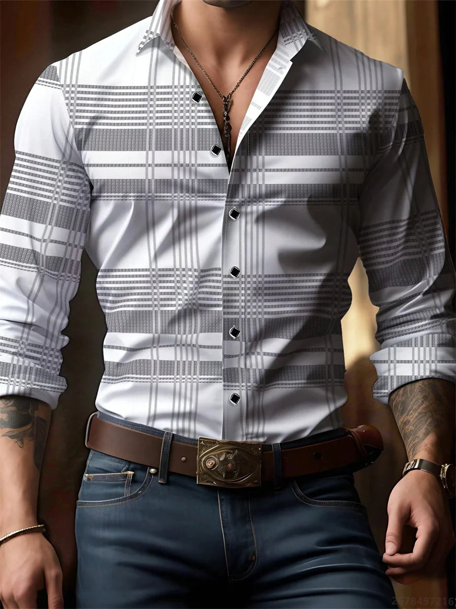 Printed Long Sleeve Shirt