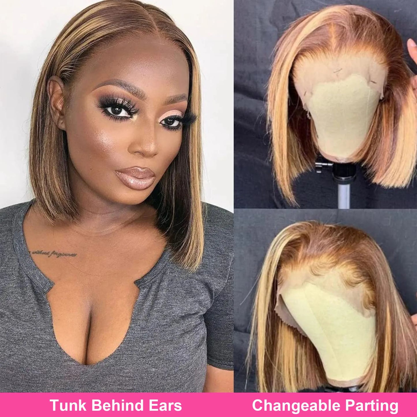Short Straight Bob Wig
