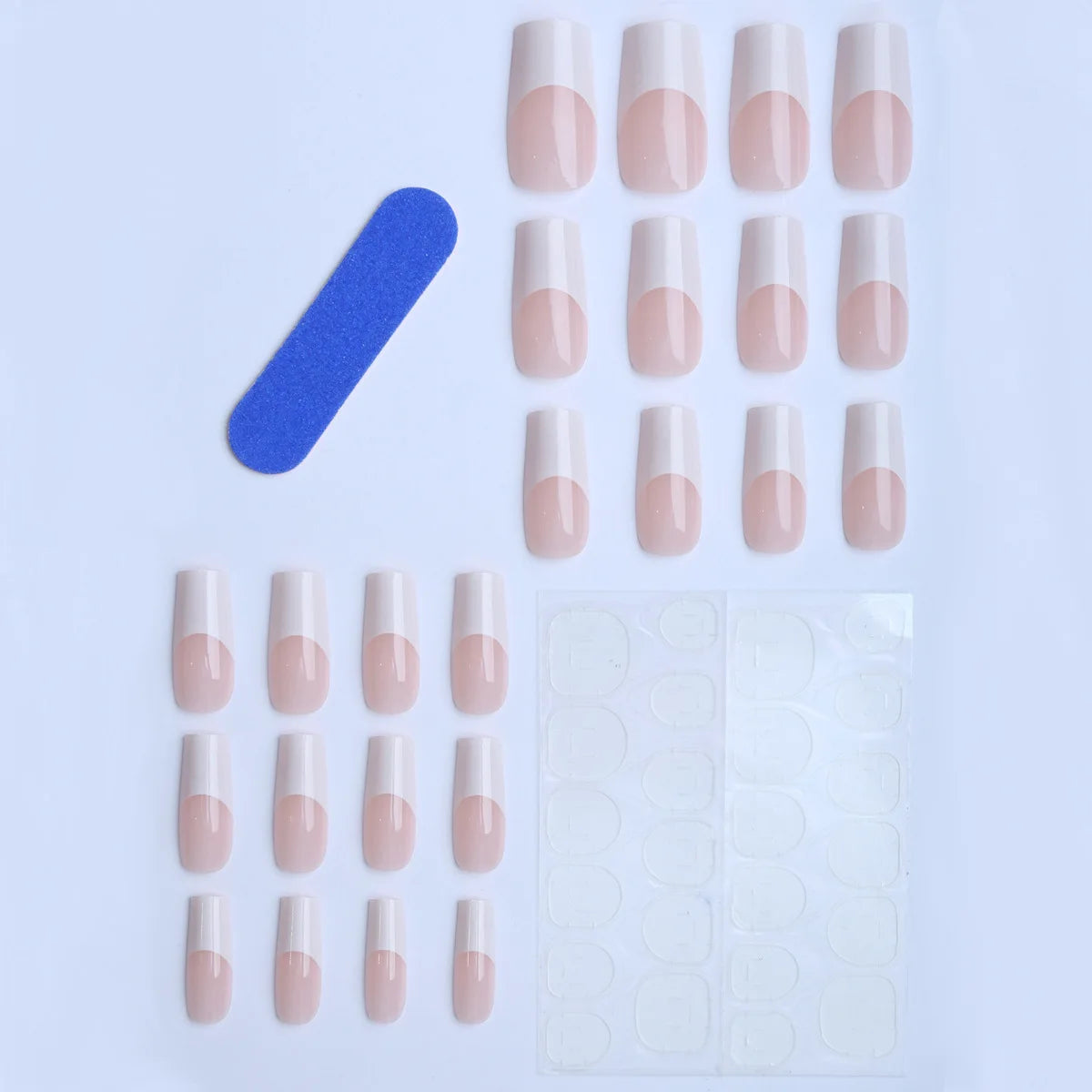 Glossy French Press On Nails