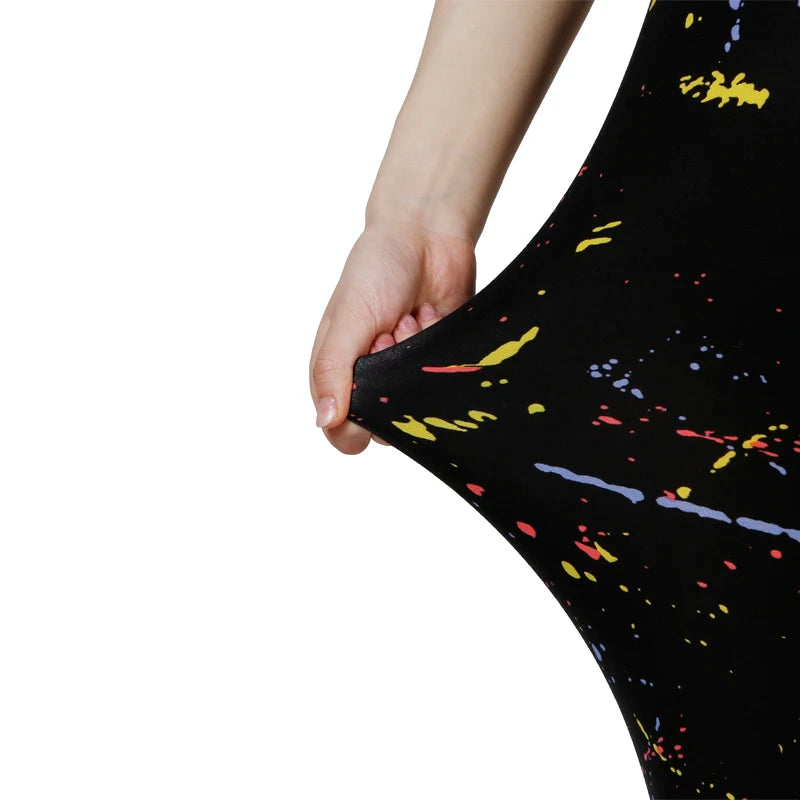 Speckled Ink Print Leggings