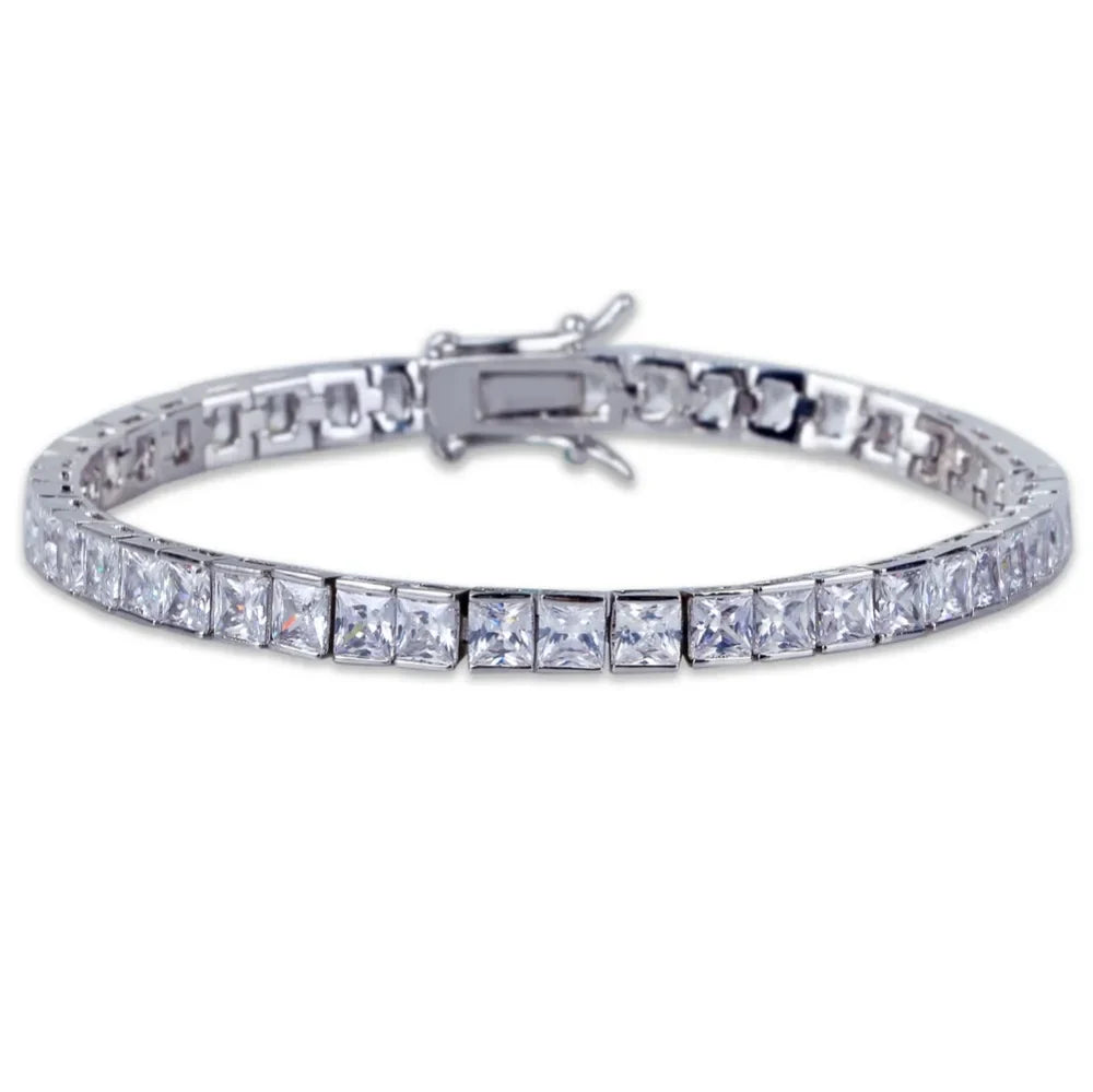 Handmade 4mm Square Diamond Bracelet