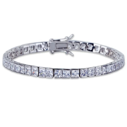 Handmade 4mm Square Diamond Bracelet