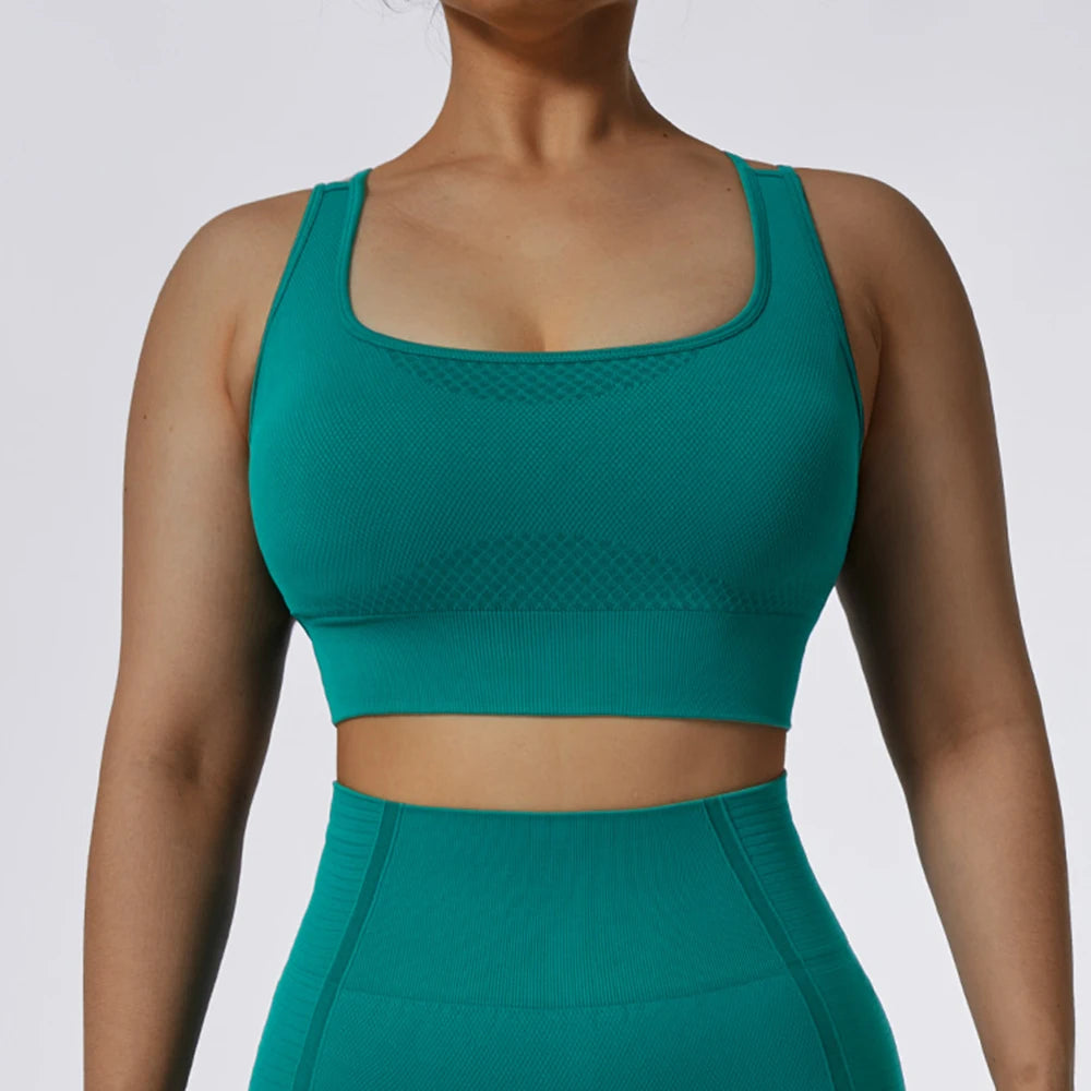 Sleeveless Tie-Dye Sports Bra