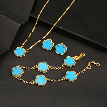 Five Leaf Flower Bracelet