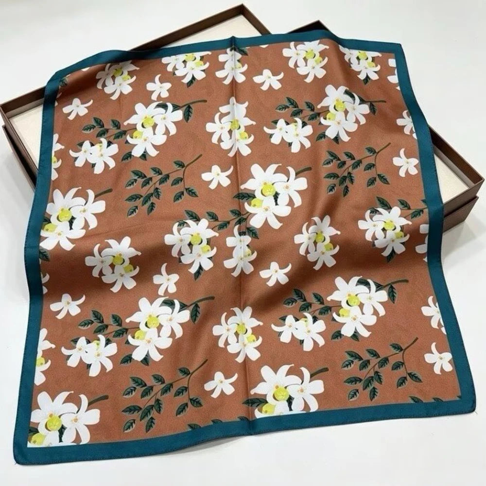 Fruit Print Korean Square Scarf