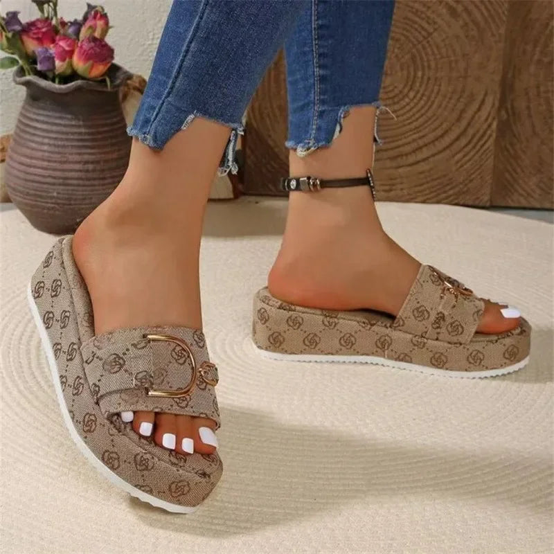 Women Shallow Summer Slippers