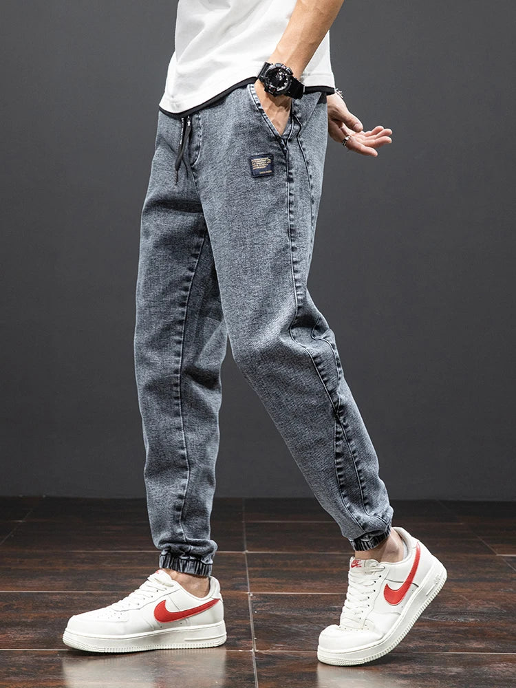 Baggy Denim Cargo Jogger Jeans