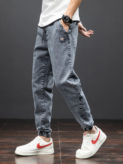 Baggy Denim Cargo Jogger Jeans