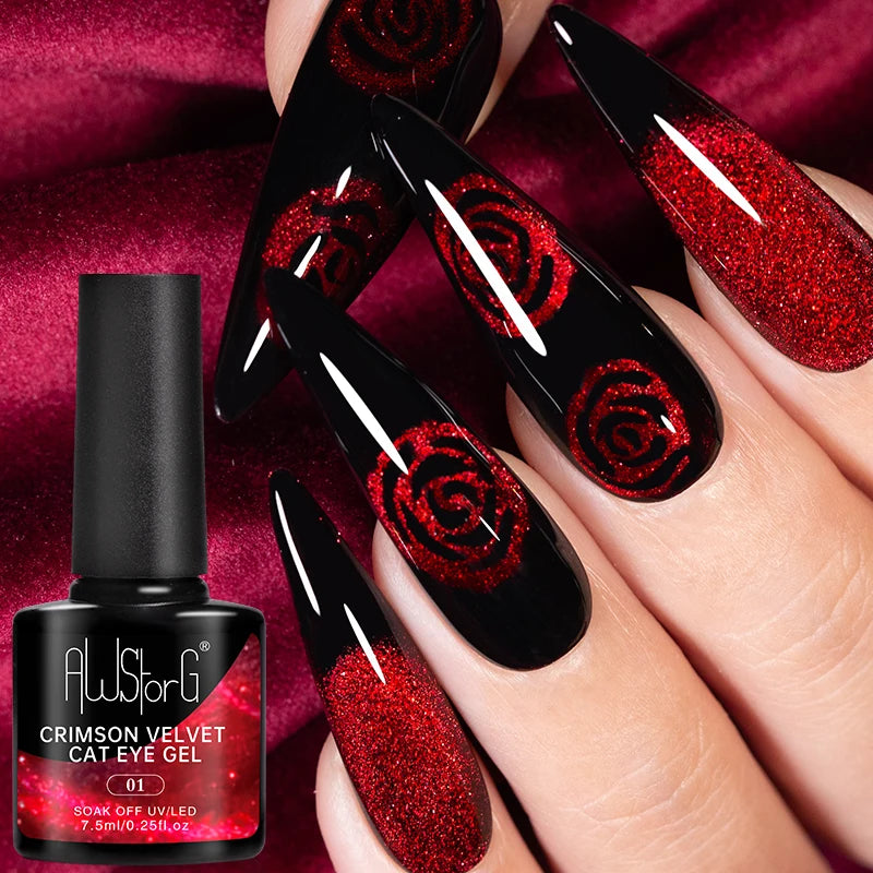 Crimson Cat Eye Gel