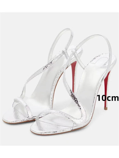 Serpentine Stiletto Sandals