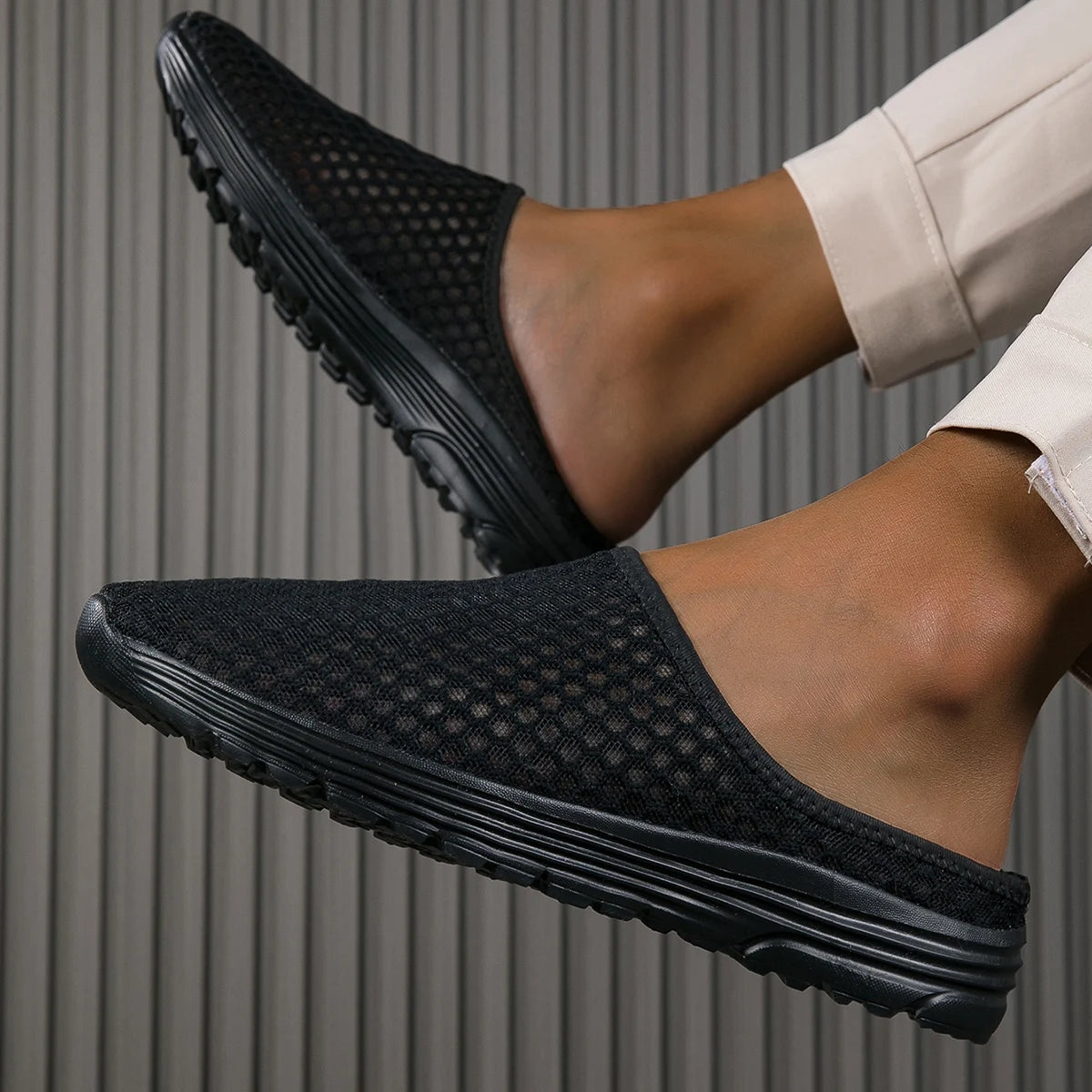 Air Mesh Lazy Slippers