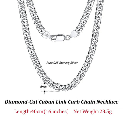 Italian Silver Cuban Bracelet