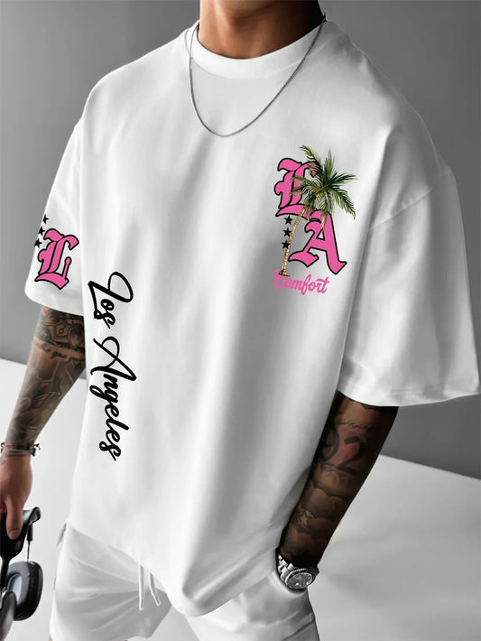 Summer Breathable Print Tee