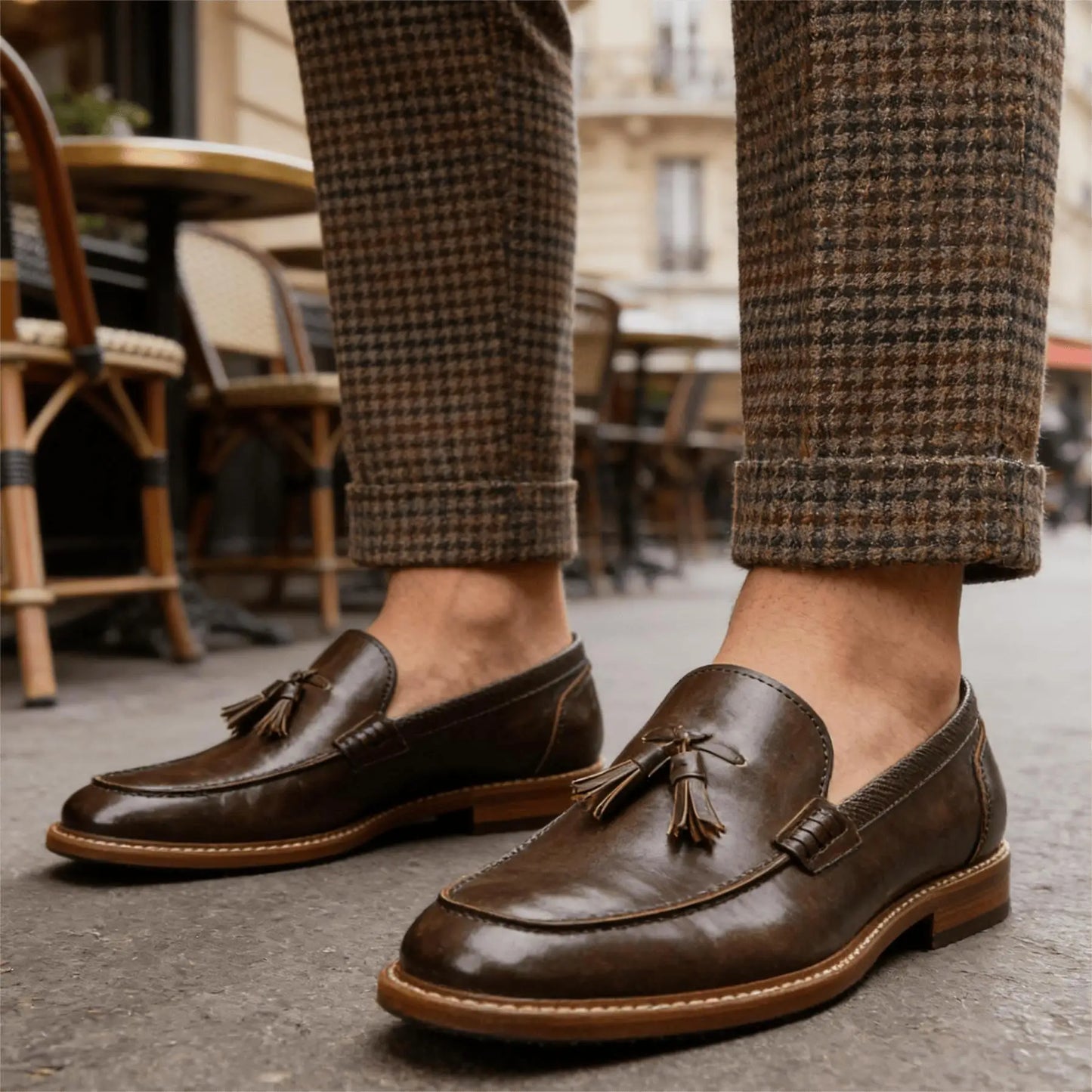 Leather Summer Breathable Shoes