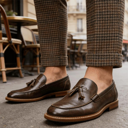 Leather Summer Breathable Shoes