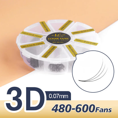 Mixed Volume Lash Extension Fans