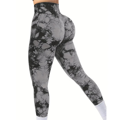 Tie-Dye Seamless Butt-Lift Leggings