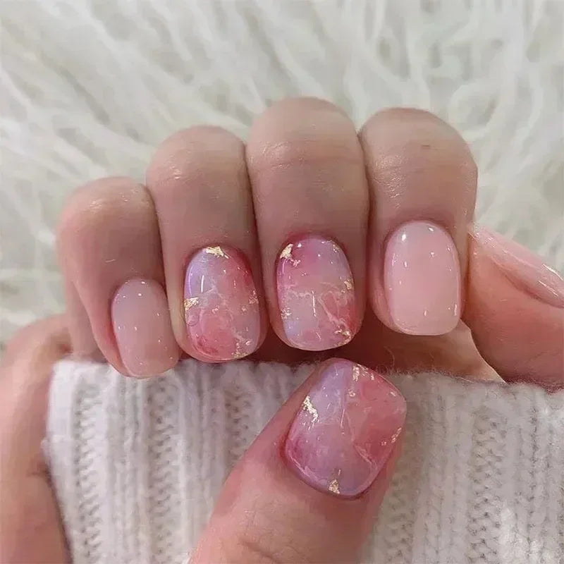 Green Leopard Press On Nails