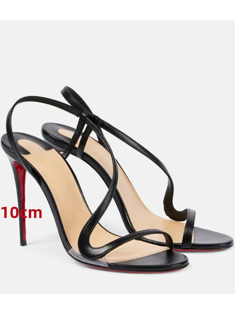 Serpentine Stiletto Sandals