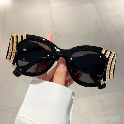 Oval Gradient Party Sunglasses
