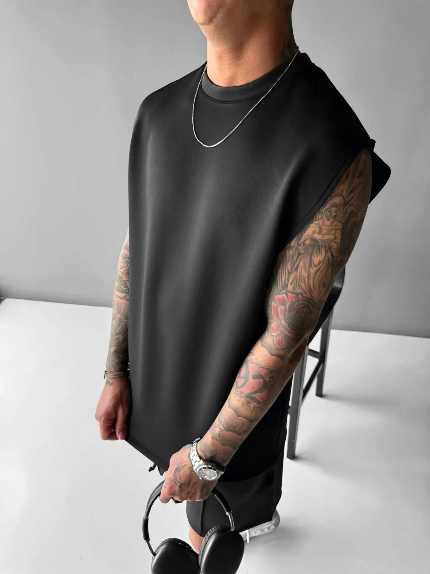 Sleeveless Training Two-Piece Set