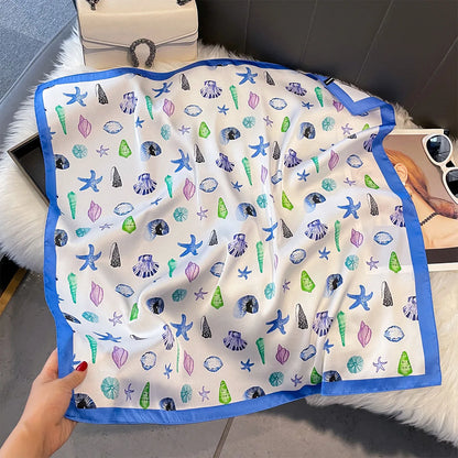 Fruit Print Korean Square Scarf