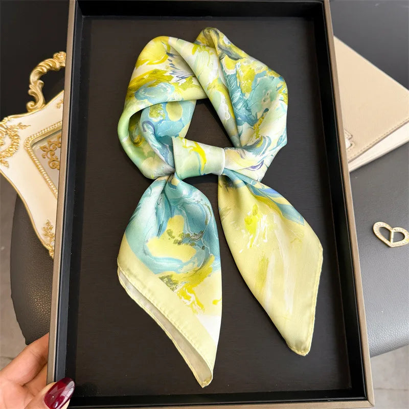 Printed Neckerchief Sunscreen Scarf