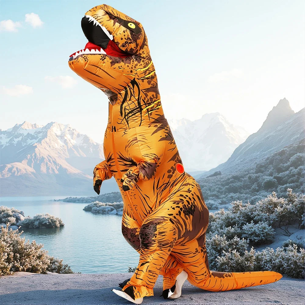 Inflatable Dinosaur Mascot Costume