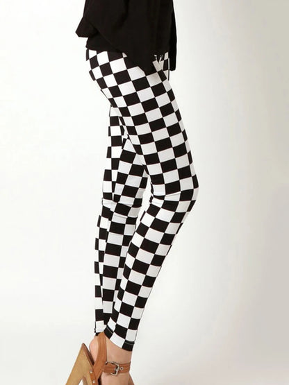 Graffiti Floral Print Leggings