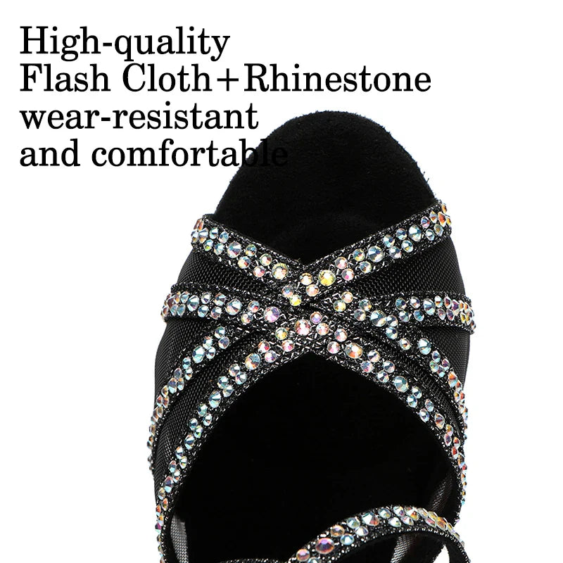 Rhinestone Latin Dance Shoes
