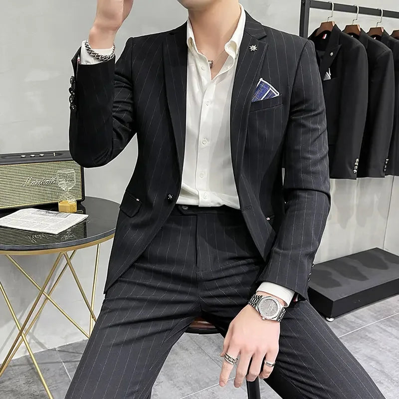 Luxury Groom Wedding Suit Ensemble