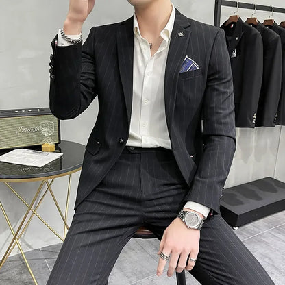 Luxury Groom Wedding Suit Ensemble