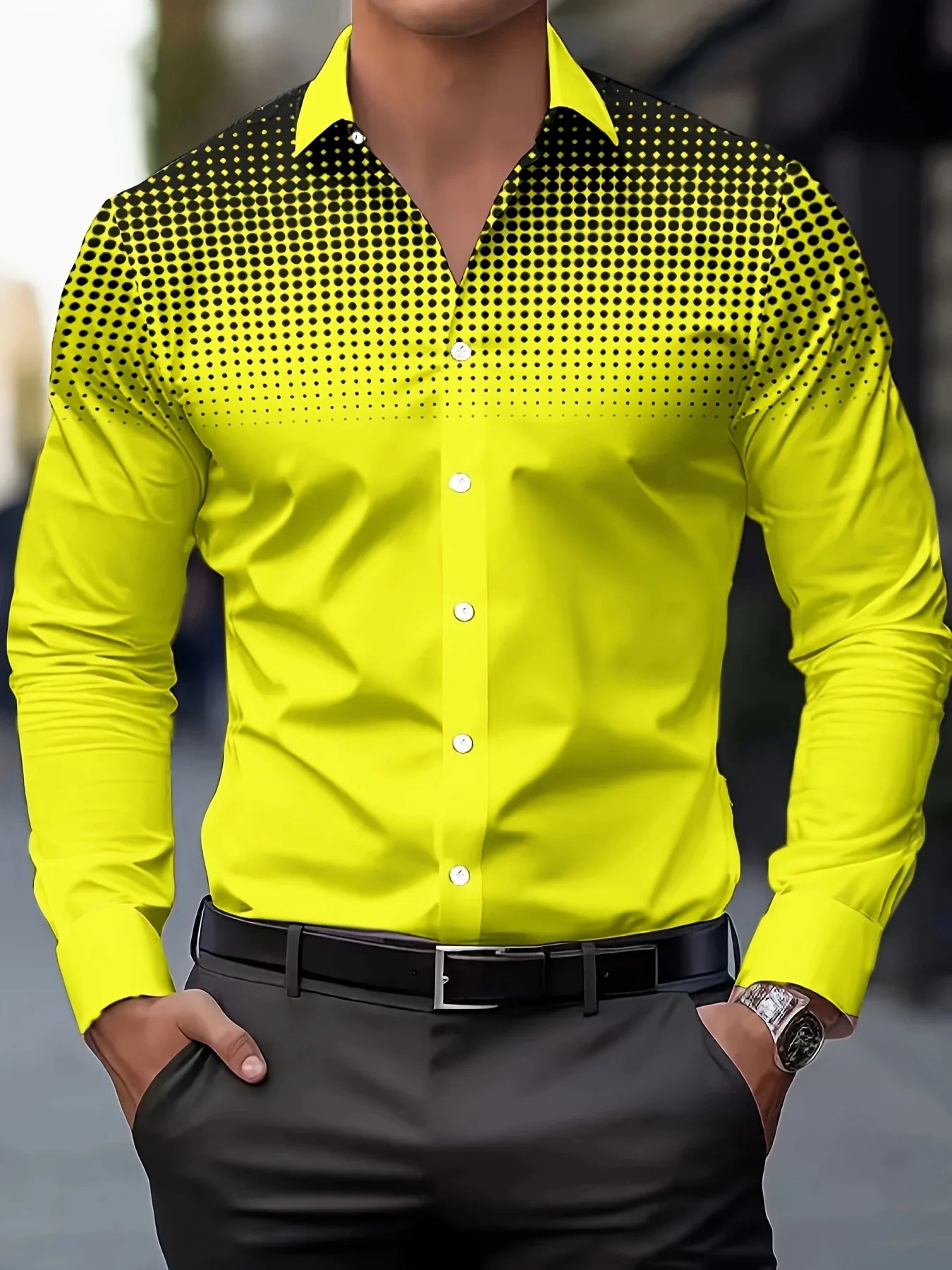 Printed Casual Spring Shirt