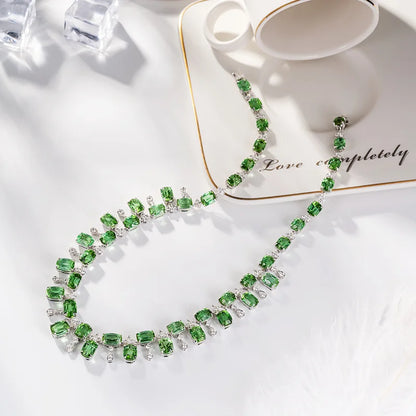 Green Tourmaline Choker