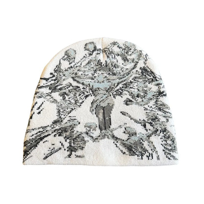 Elastic Jacquard Beanie