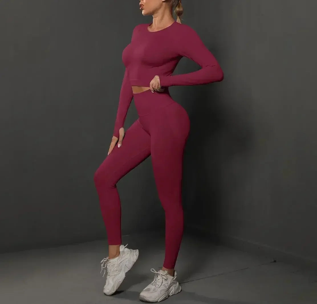 Hip-Lift Seamless Yoga Set