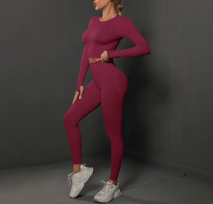 Hip-Lift Seamless Yoga Set