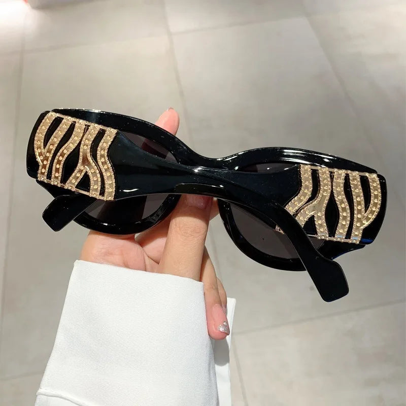 Oval Gradient Party Sunglasses