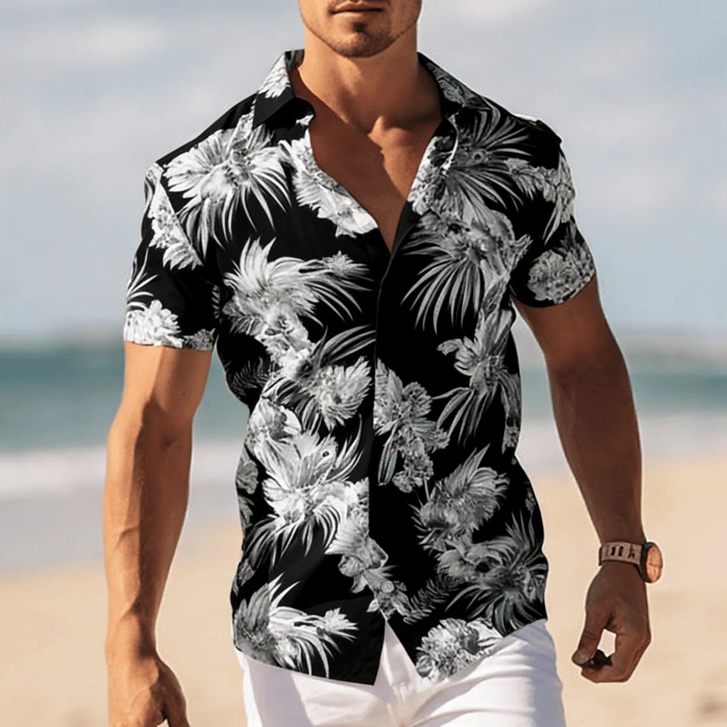 Digital Print Casual Shirt