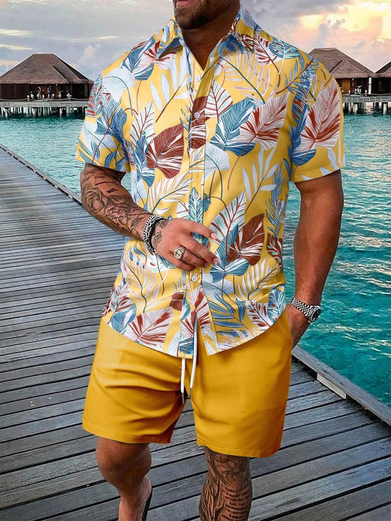 Digital Print Casual Shirt