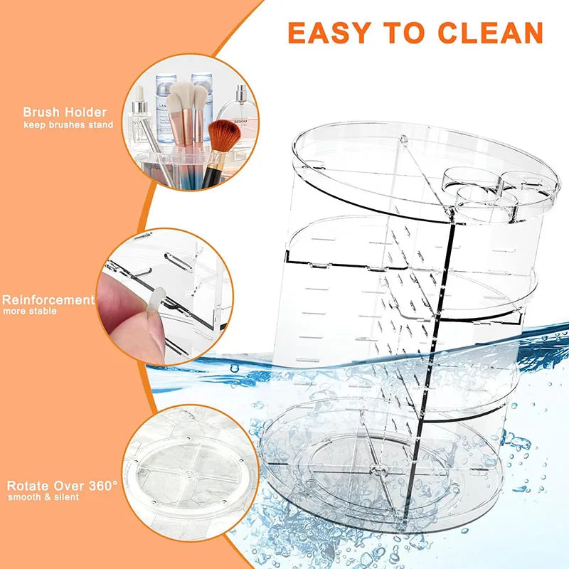 Rotating Makeup Organizer