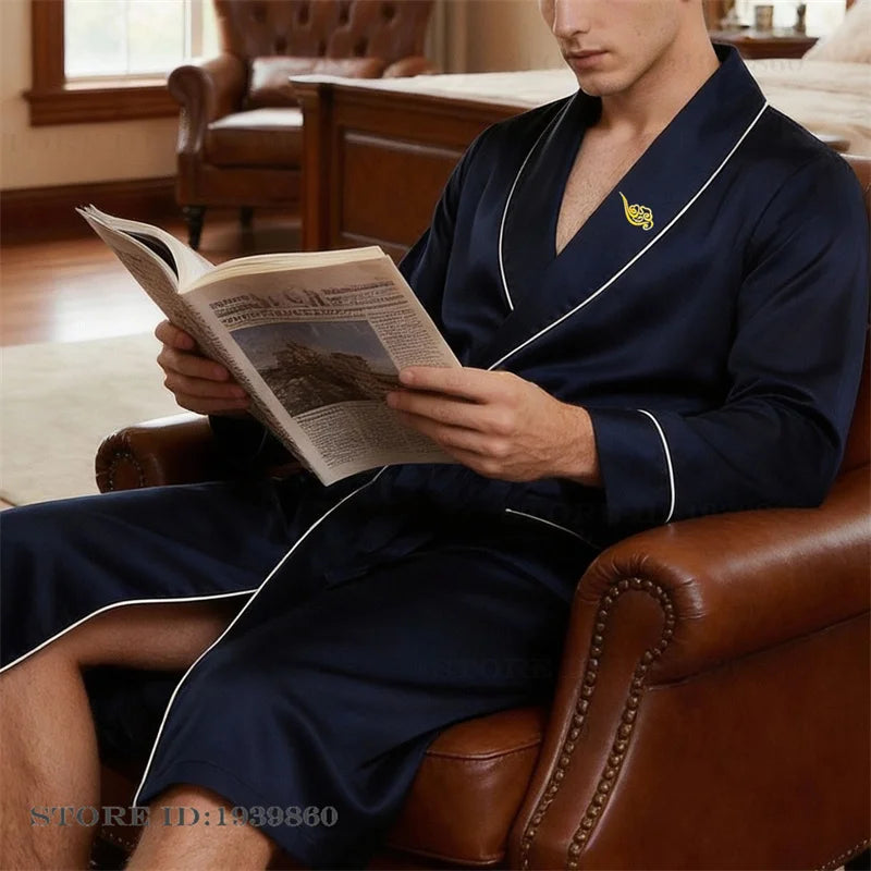 Satin Two-Piece Pajama Set