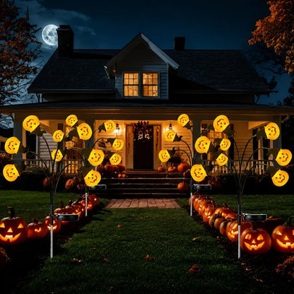 Solar Pumpkin Garden Lights