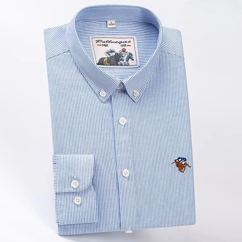 Oxford Striped Business Shirt